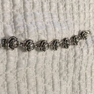 Sterling 925 vintage roses braclet